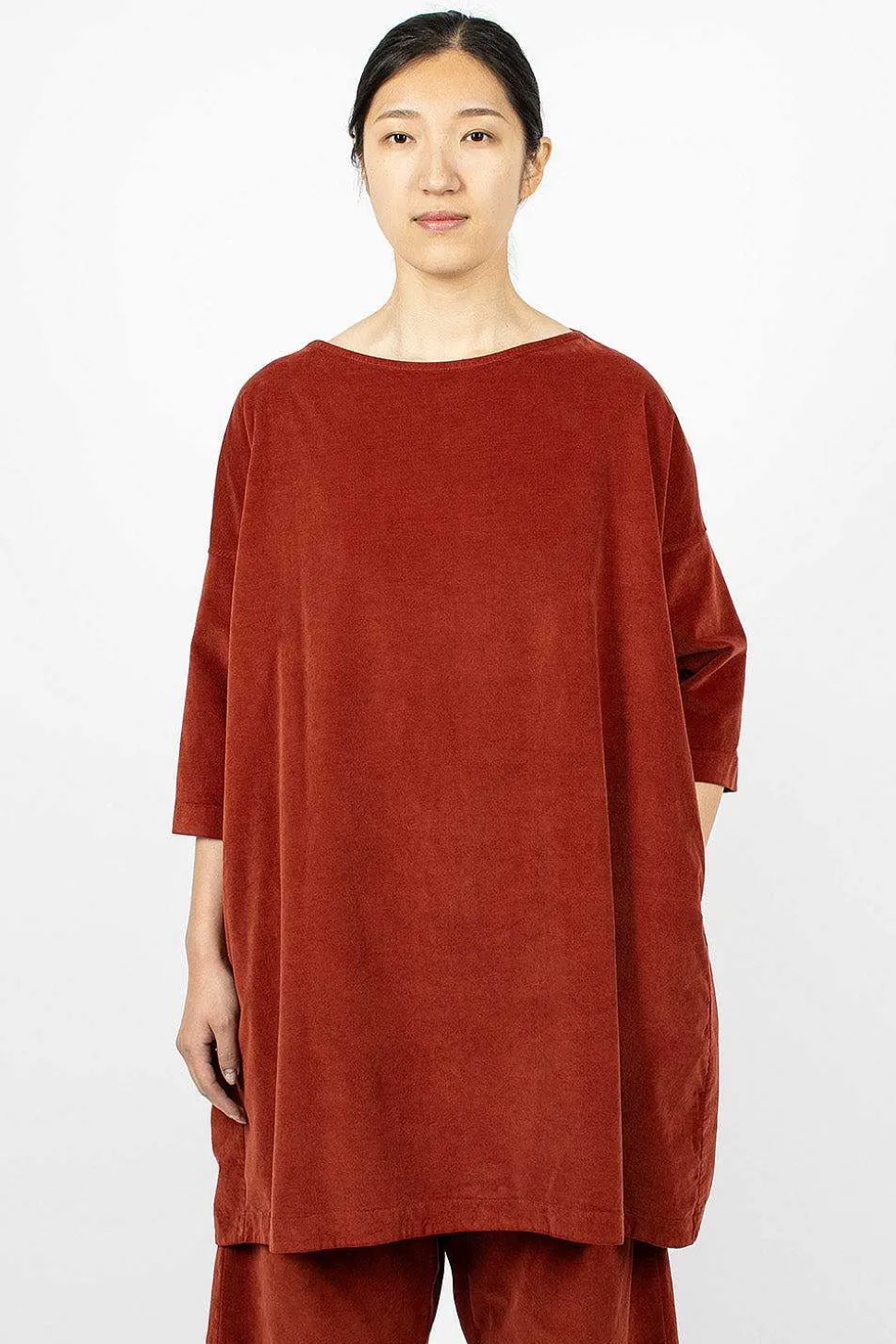 31_192 Boatneck Tunic Red
