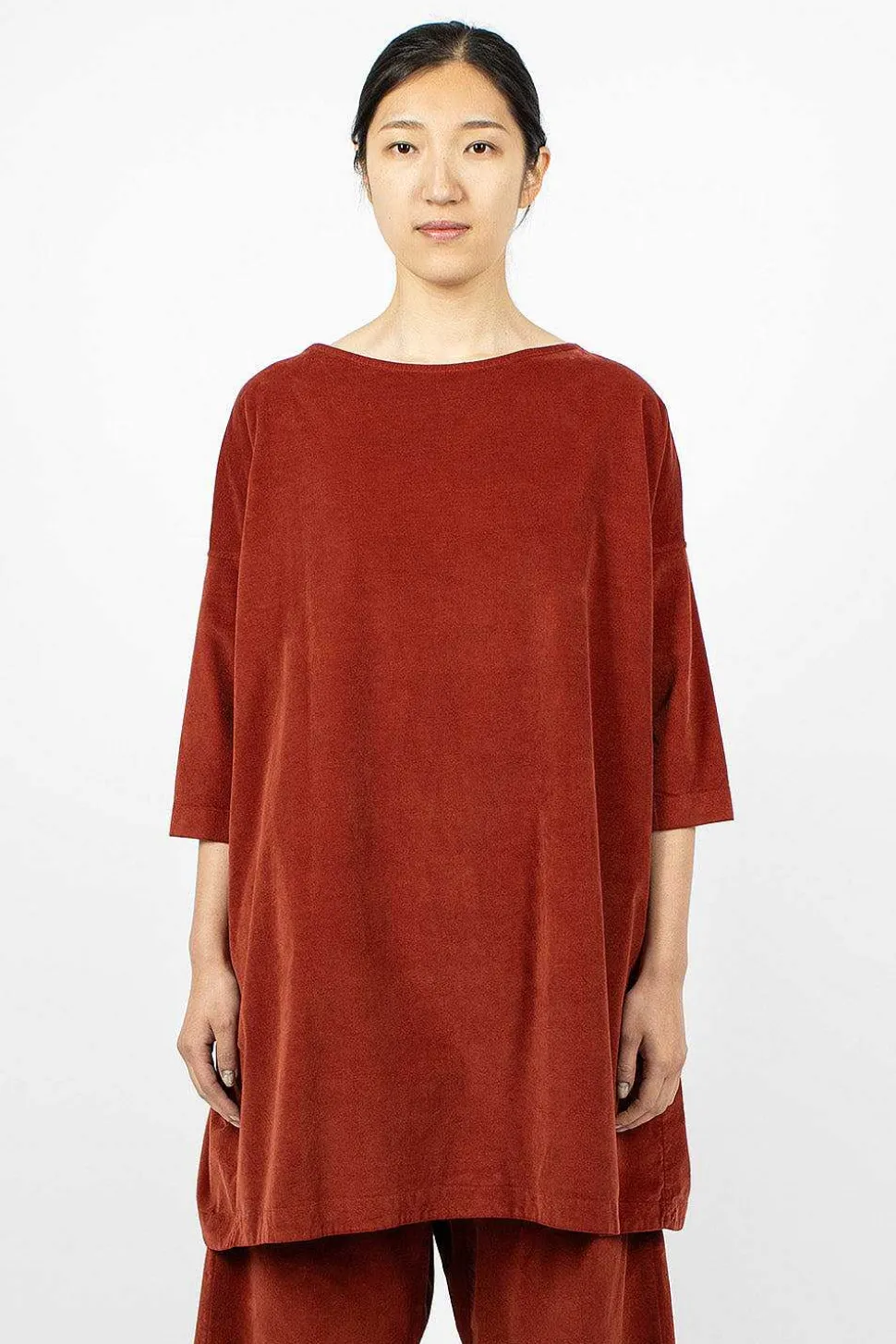 31_192 Boatneck Tunic Red