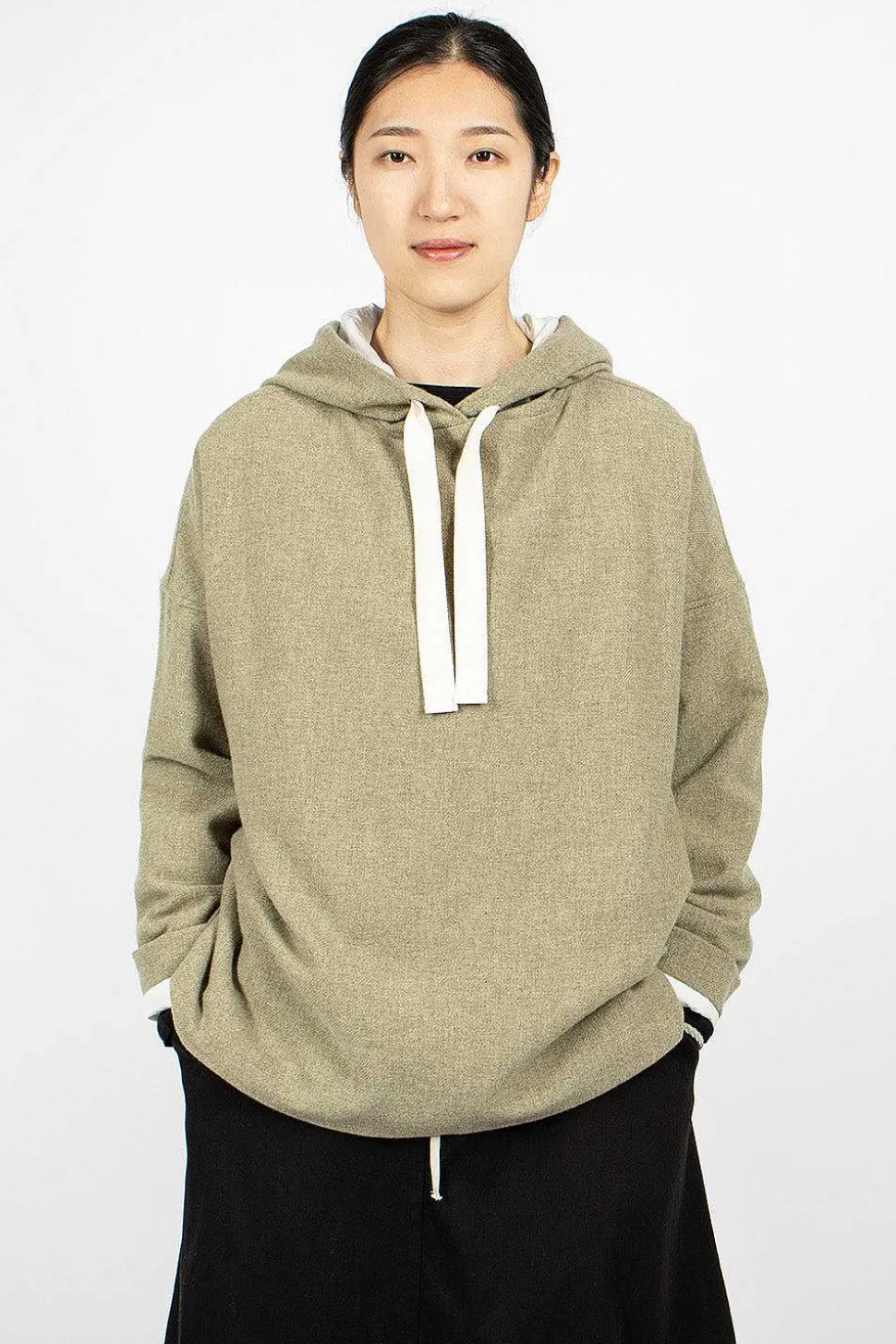 40_210 Oversized Hoodie Olive