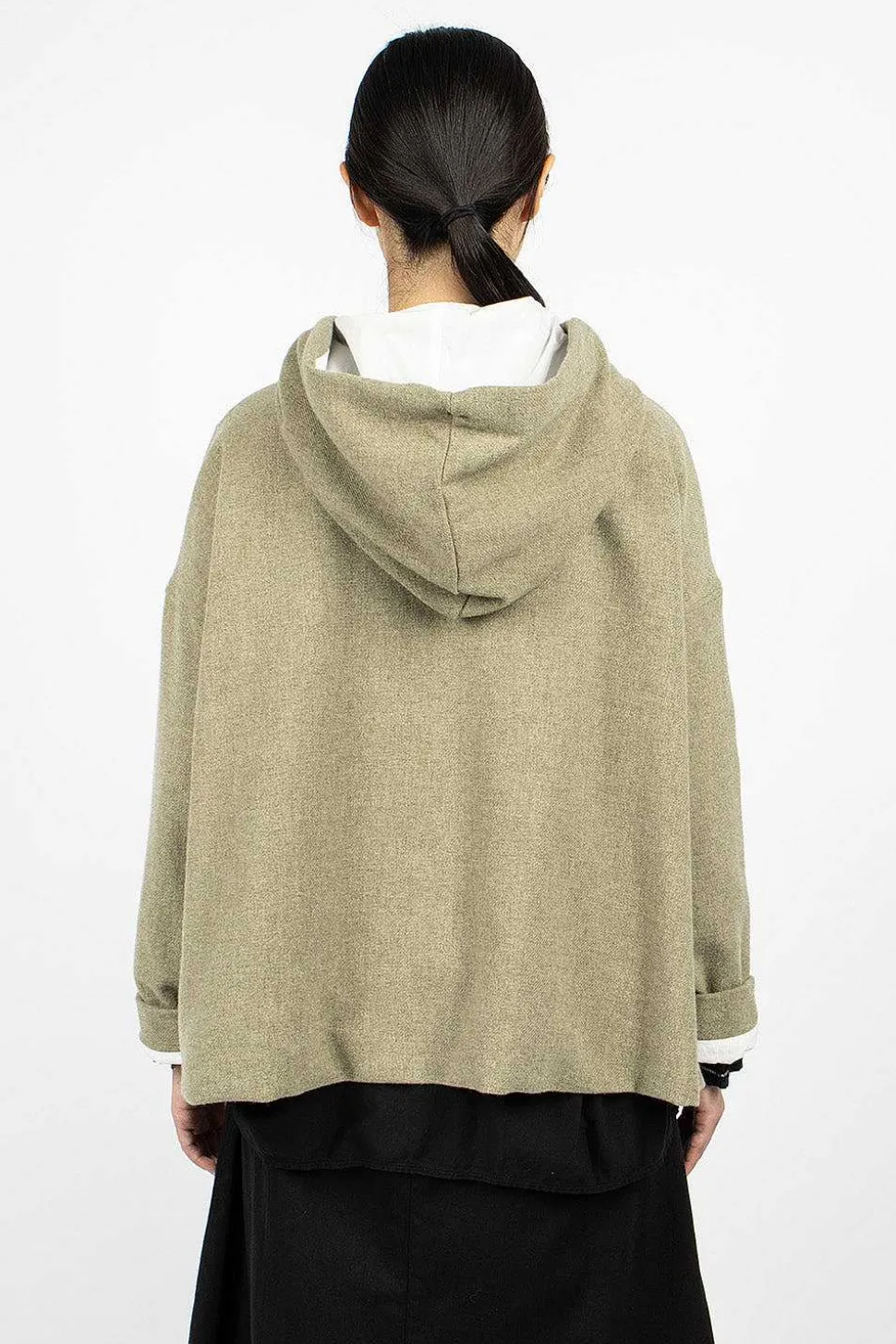 40_210 Oversized Hoodie Olive
