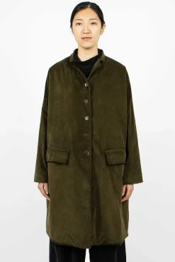 45_29 Velvet Coat Olive