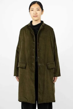 45_29 Velvet Coat Olive