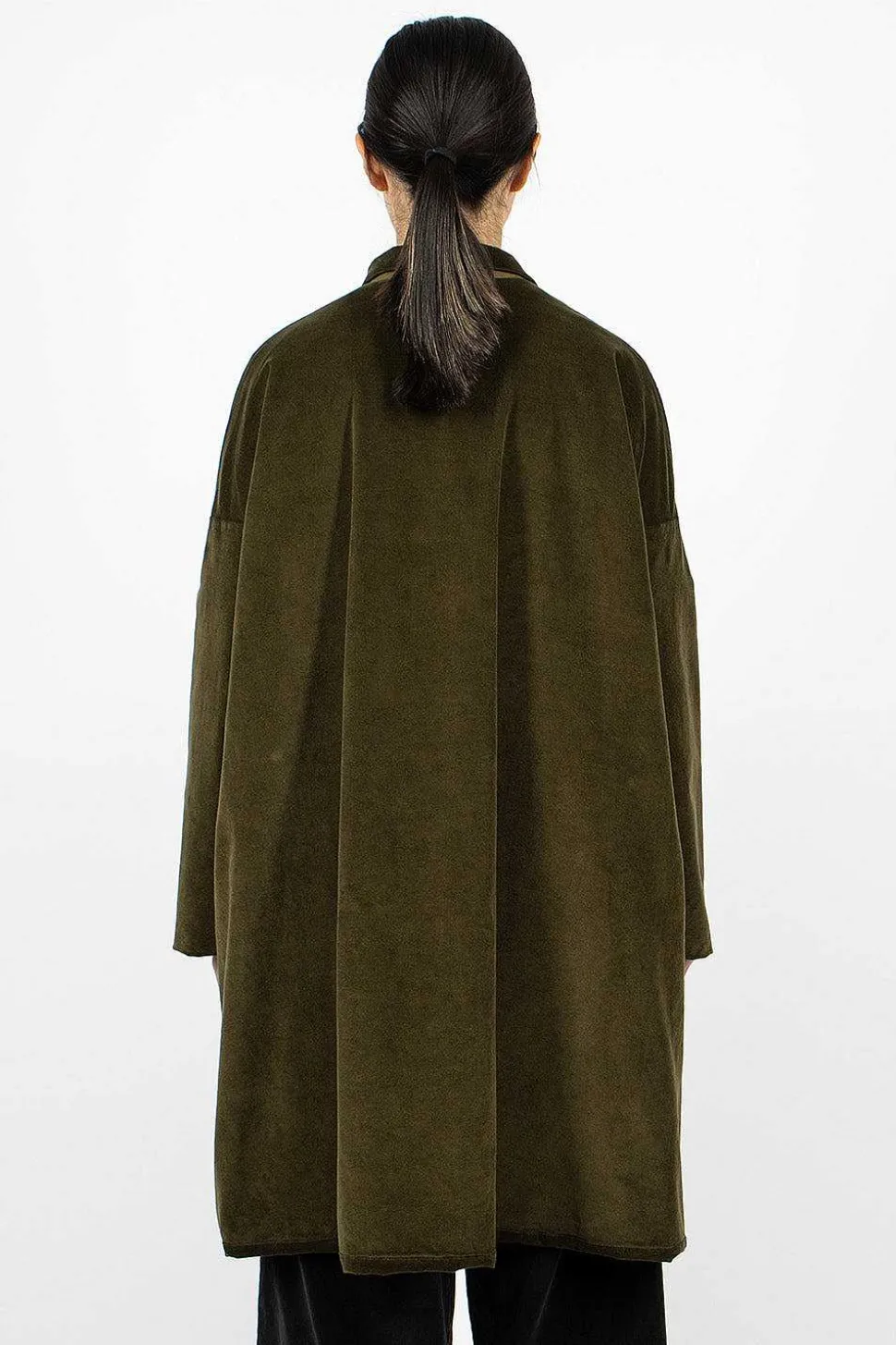 45_29 Velvet Coat Olive