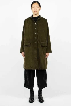 45_29 Velvet Coat Olive