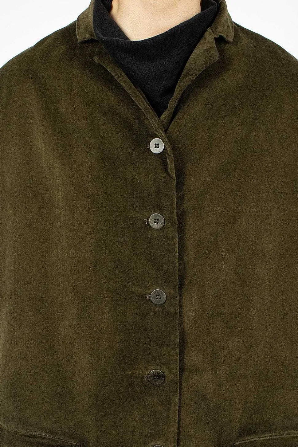 45_29 Velvet Coat Olive