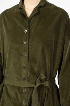 60_03 Velvet Jumpsuit Olive