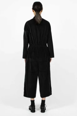 60_03 Velvet Jumpsuit Slate