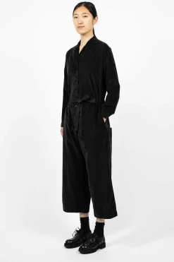 60_03 Velvet Jumpsuit Slate