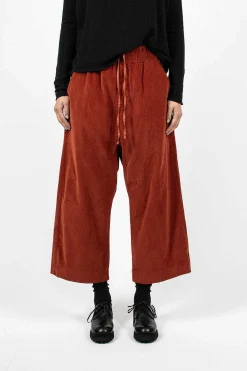 23_206 Velvet W&S Trouser Red