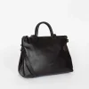 4 Dritta Leather Tote Black
