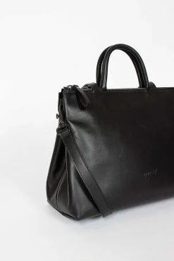 4 Dritta Leather Tote Black