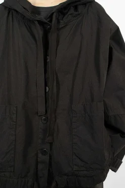4344 Hooded Jacket Cc Charcoal