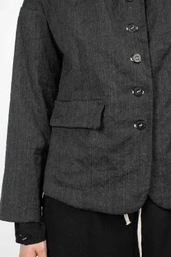 4259 Loose Blazer Inox