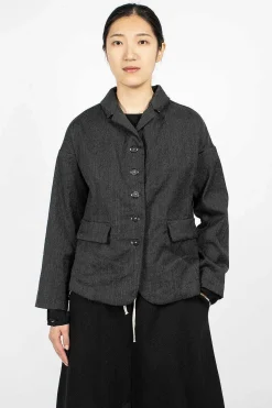 4259 Loose Blazer Inox