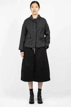 4259 Loose Blazer Inox