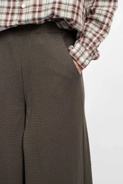 & Twelve Pant Charcoal Brown