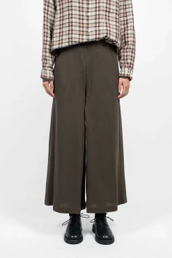 & Twelve Pant Charcoal Brown