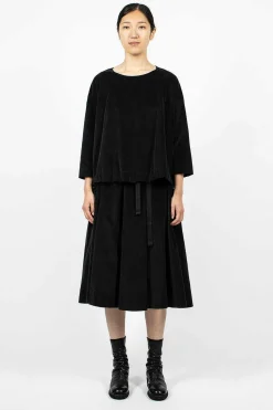 3293 Velvet Skirt Slate