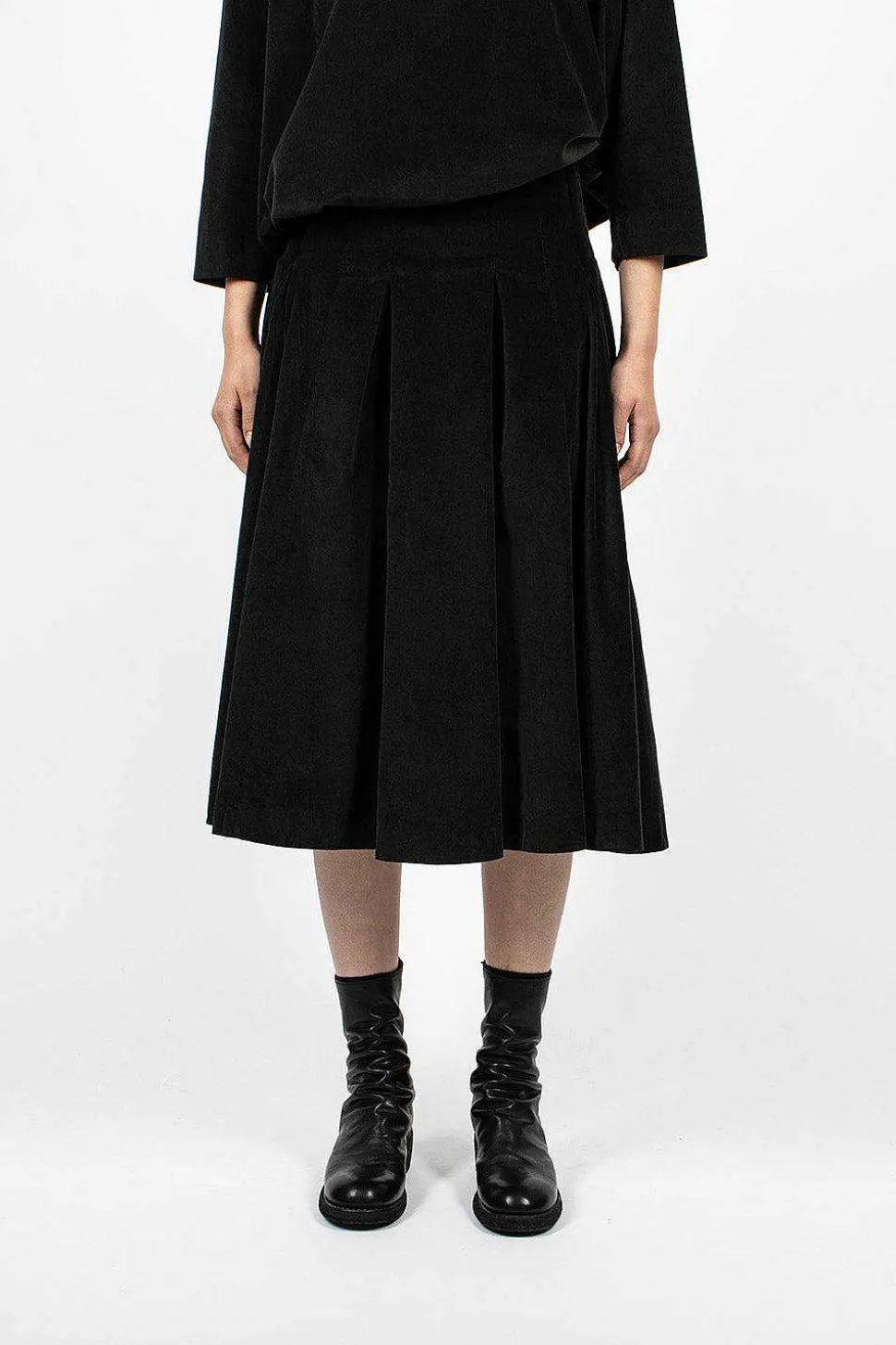 3293 Velvet Skirt Slate