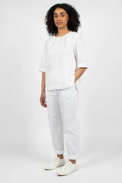 Ah Pant Poplin White