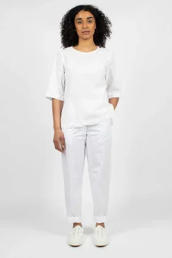 Ah Pant Poplin White