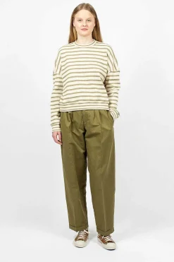 Almost Grown Sweatshirt Olive/Ecru