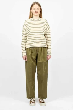 Almost Grown Sweatshirt Olive/Ecru