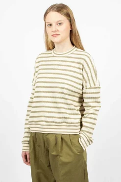 Almost Grown Sweatshirt Olive/Ecru