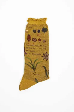 Am-773 Botanical Xv Socks Mustard