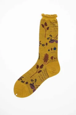 Am-773 Botanical Xv Socks Mustard