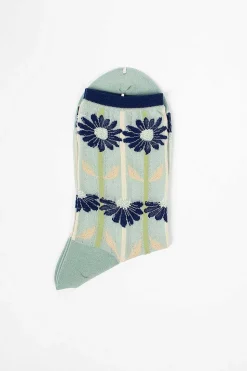 Am-758 Maguerite Socks Mint