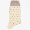 Am-62A Polka Dot Socks Ivory