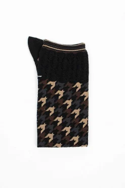 Am-460Ahs Chidori Socks Black