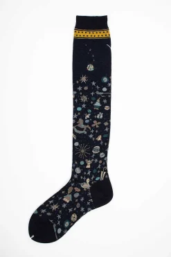 Am-775Hs Wish Socks Navy