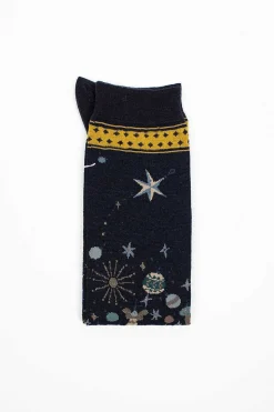 Am-775Hs Wish Socks Navy