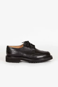 Anne Leather Brogue Black