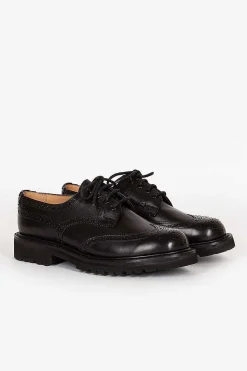 Anne Leather Brogue Black