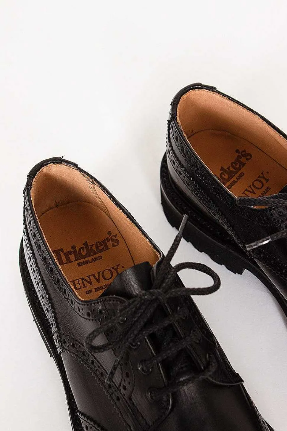 Anne Leather Brogue Black