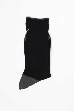 Anp-121 Rib Socks Black/Grey