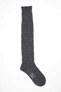 Anp-70Ahs Super Merino Socks Grey