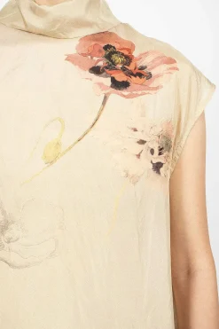 Back Button Shirt Ecru