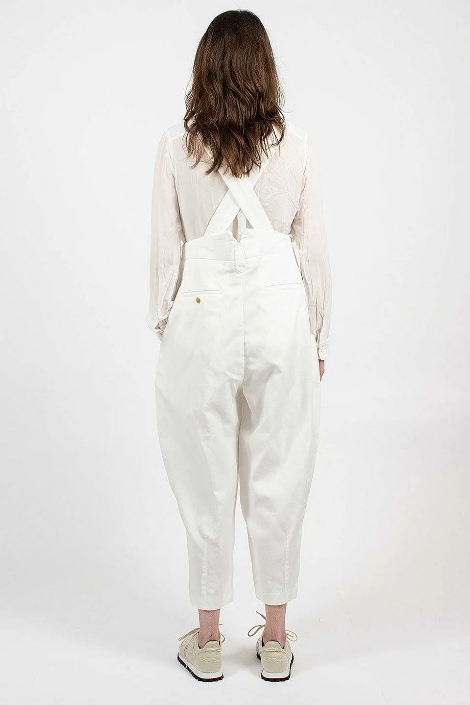 Balloon Brace Pant White