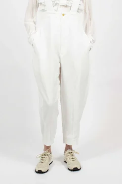 Balloon Brace Pant White
