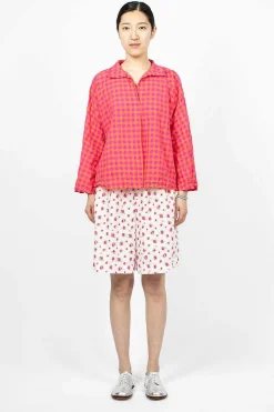 Bermuda Shorts Rose/White