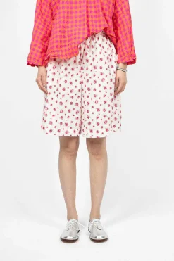 Bermuda Shorts Rose/White