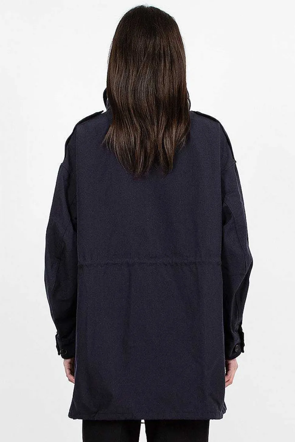 Bickle Gabardine Coat Navy
