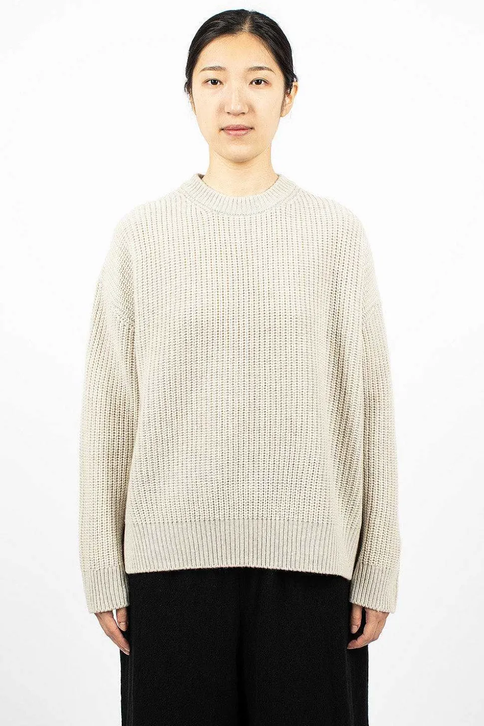 Big Pullover Crewneck Heather Oatmeal