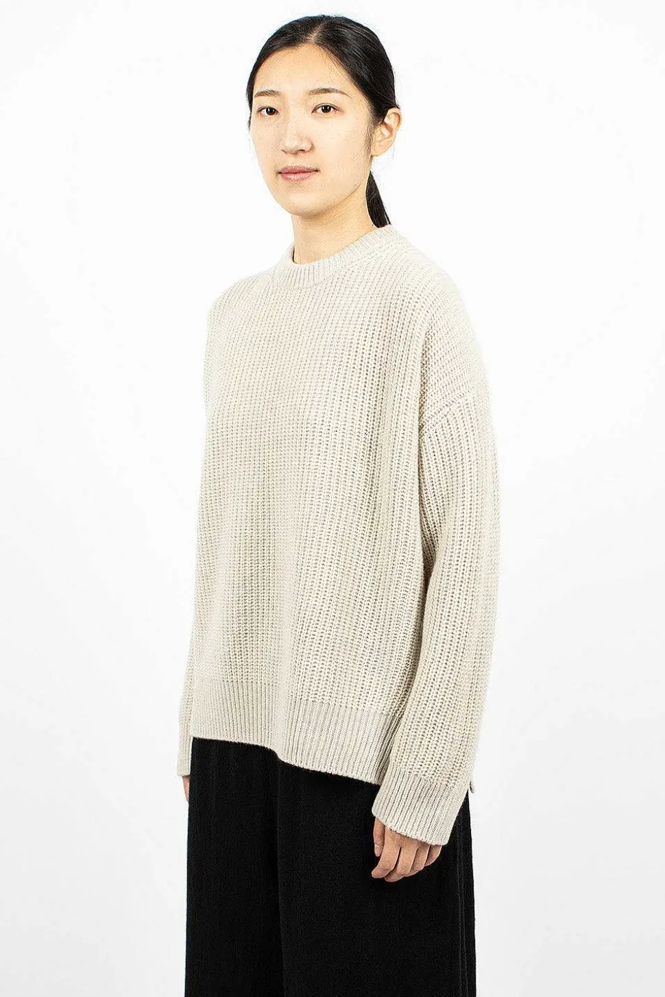 Big Pullover Crewneck Heather Oatmeal