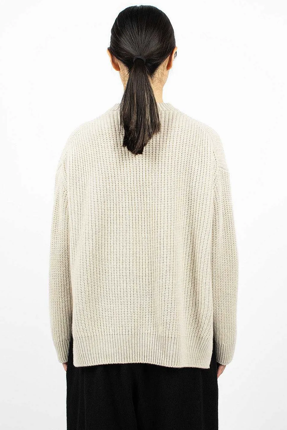 Big Pullover Crewneck Heather Oatmeal