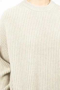 Big Pullover Crewneck Heather Oatmeal